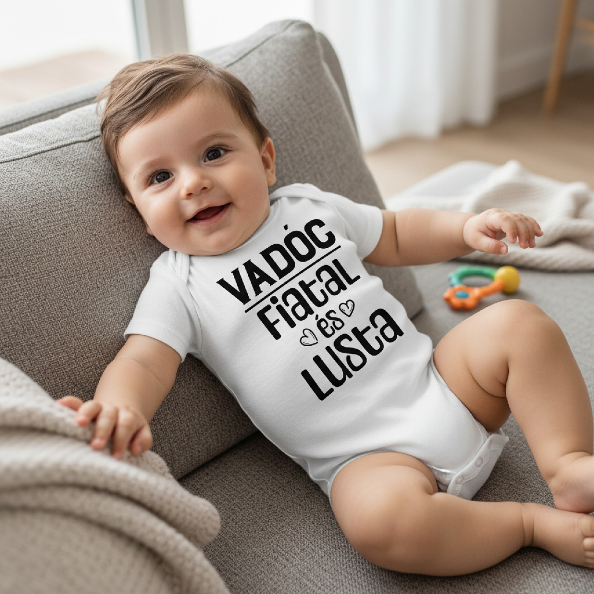 Vadóc, fiatal és lusta gyerek body