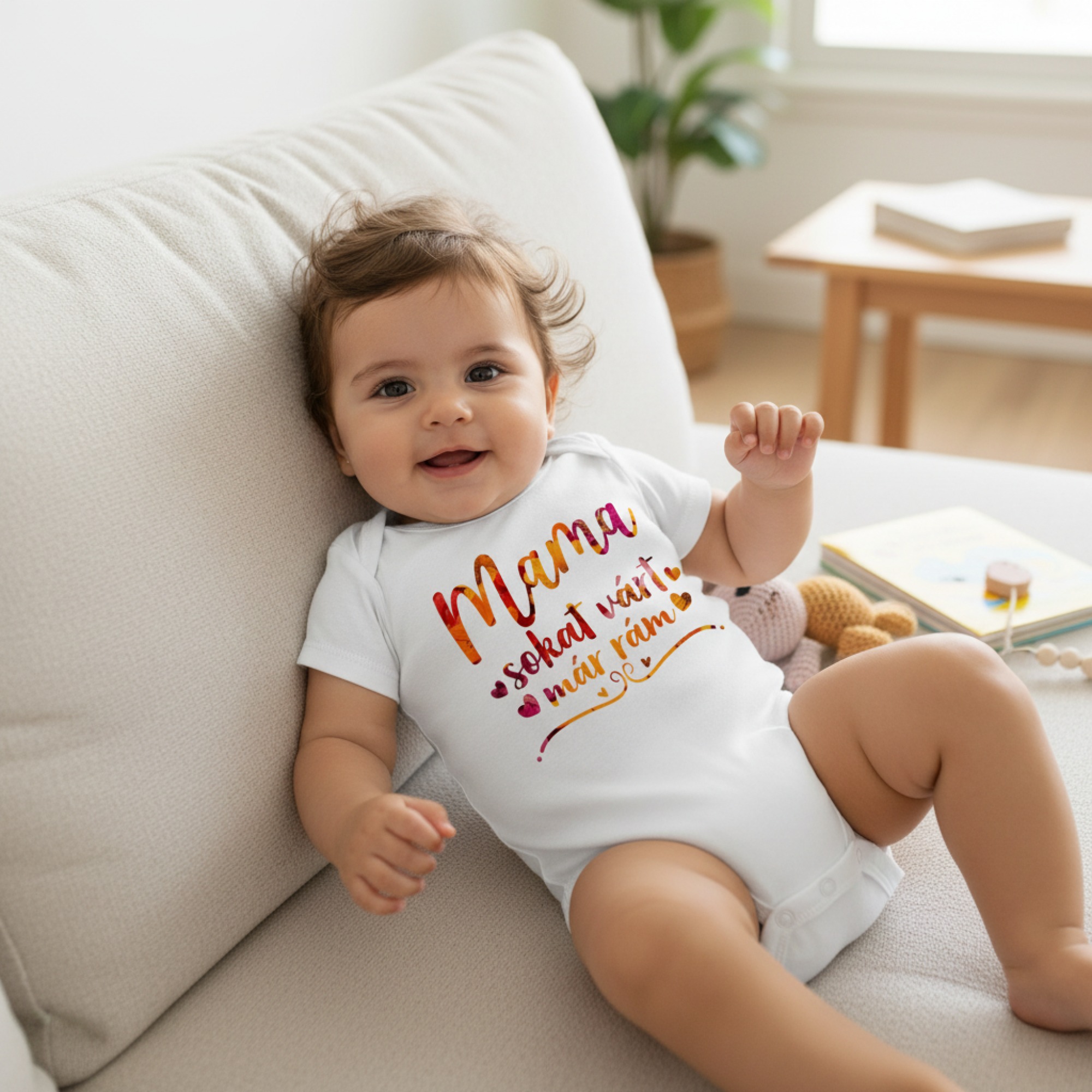 Mama sokat várt már rám gyerek body