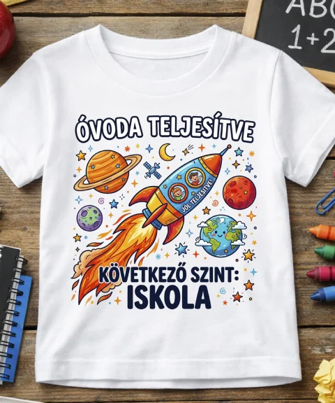 Óvoda teljesítve ballagásos póló