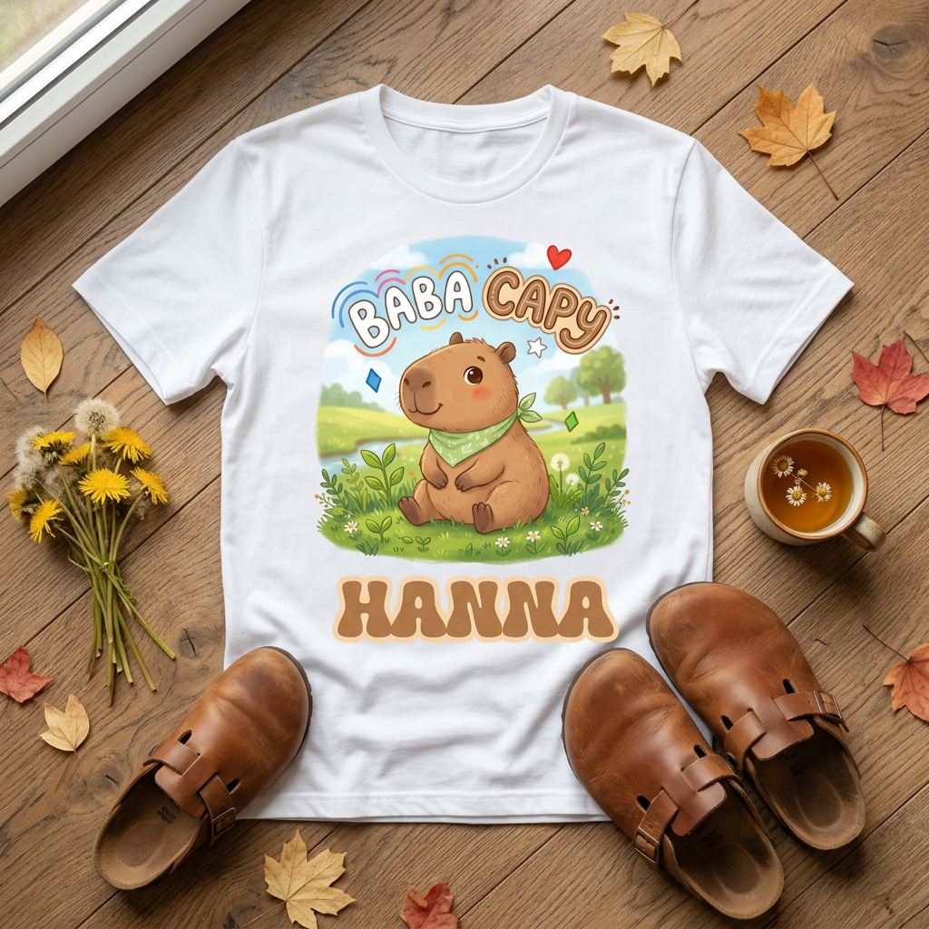 Baba capy póló, névvel