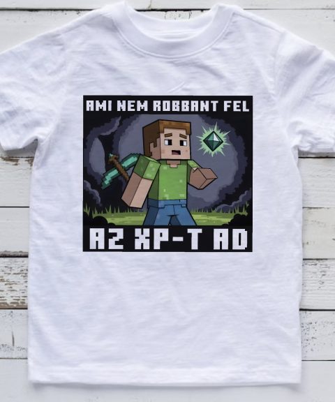 Ami nem robbant fel Minecraftos póló