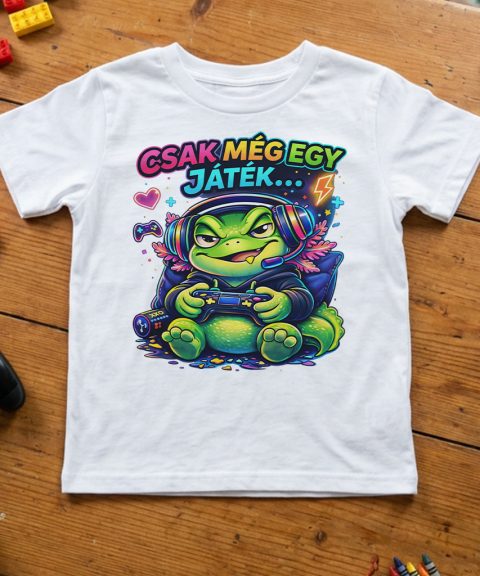 Csak még egy játék krokodillal póló