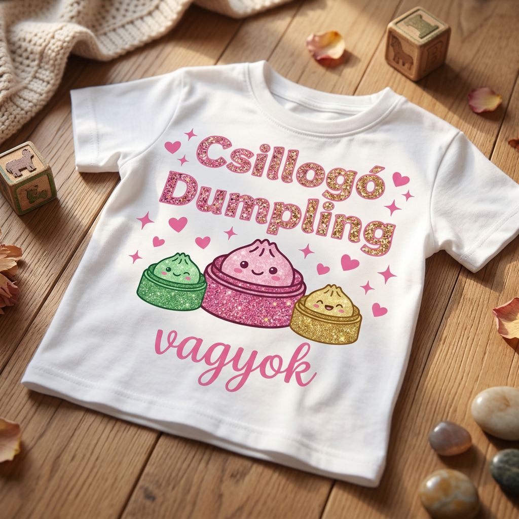 Csillogó dumpling vagyok póló